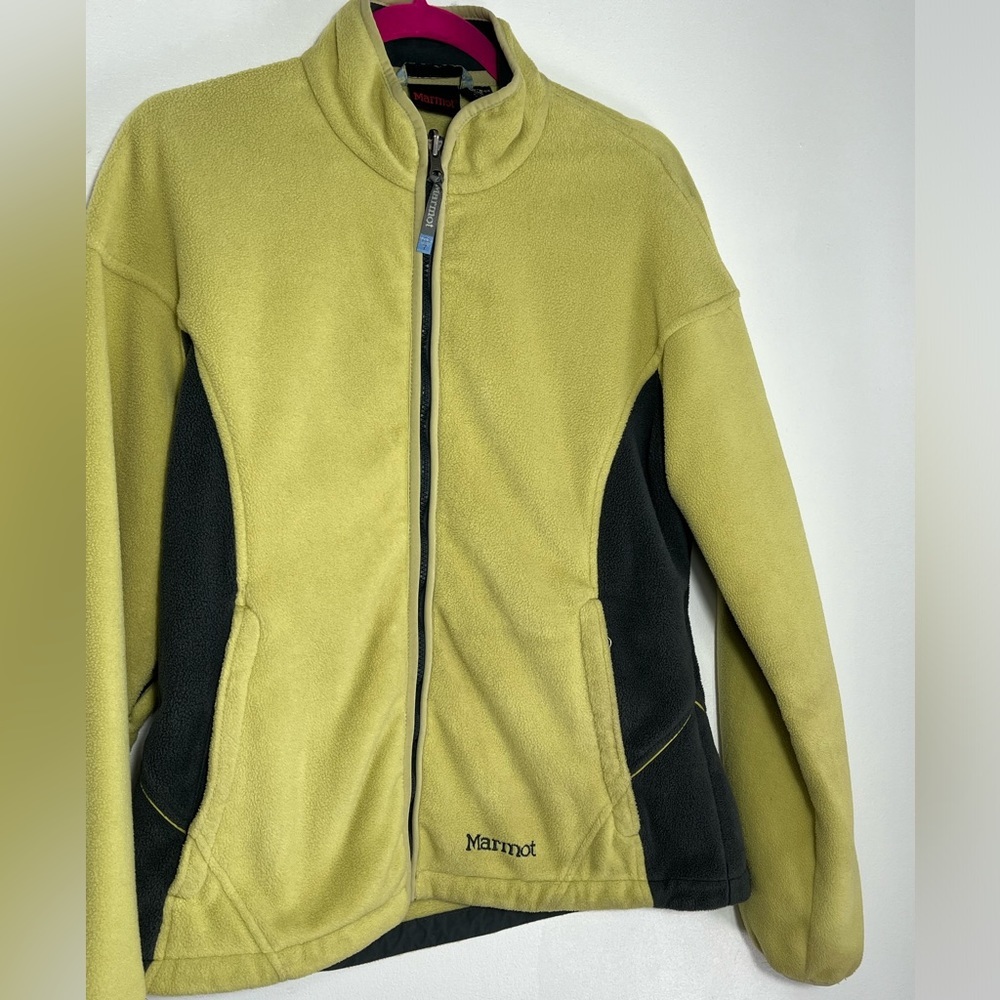Marmot fleece full zip up jacket size large women